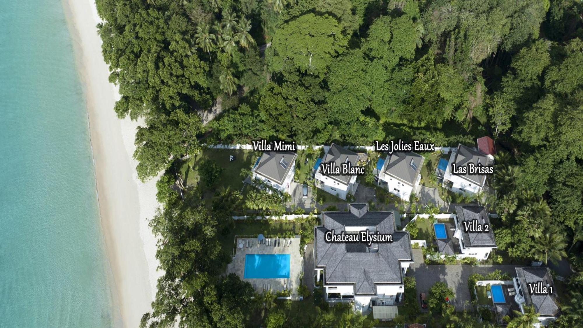 Villa Blanc - Chateau Elysium Beau Vallon  Exterior foto